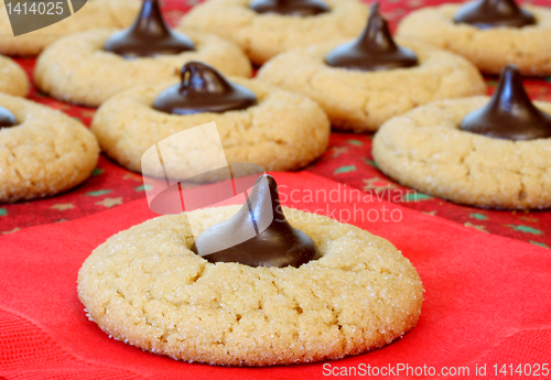 Image of Peanut Butter Cookies with Candy Center