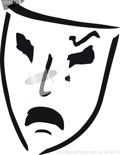 Image of crying theater mask