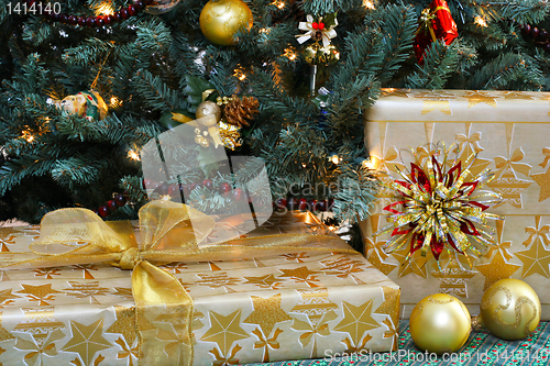 Image of Gifts and Christmas Tree