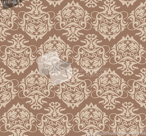 Image of seamless damask background