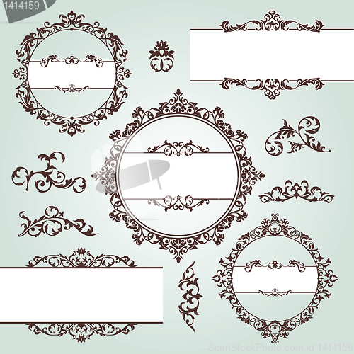 Image of vintage design elements