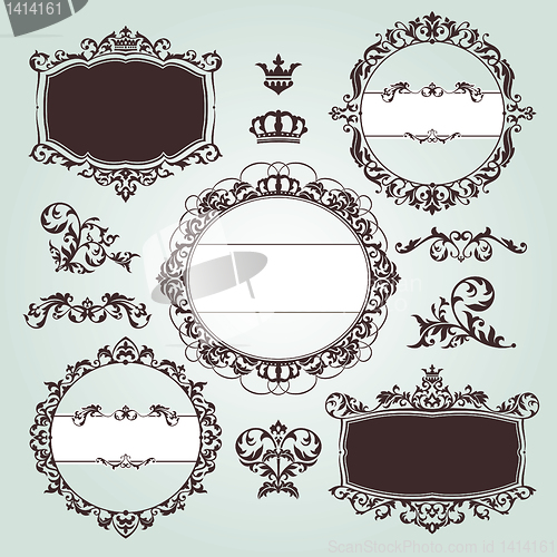 Image of vintage design elements