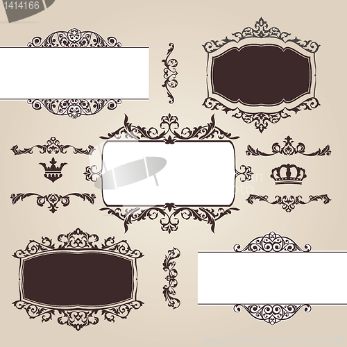 Image of vintage design elements