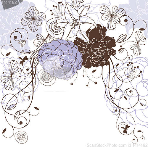 Image of lovely floral background