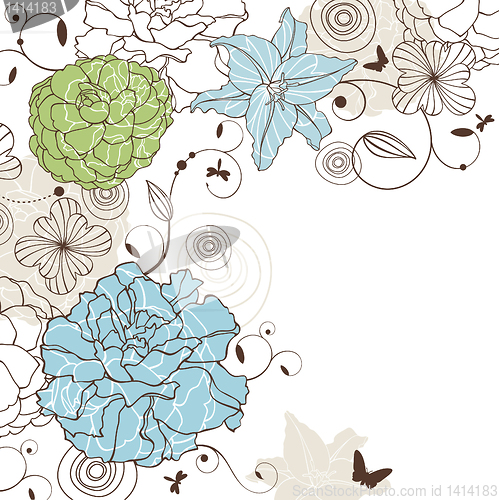 Image of lovely floral background