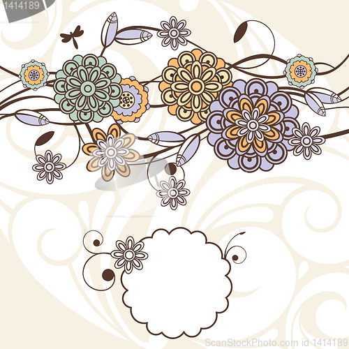 Image of lovely floral background