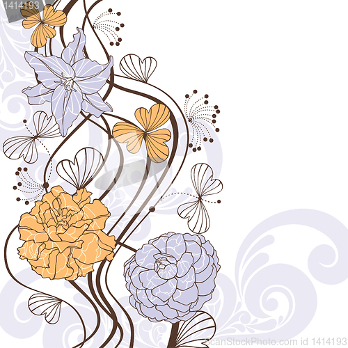 Image of lovely floral background