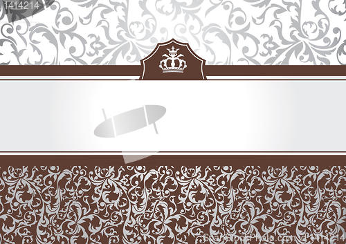 Image of abstract invitation frame