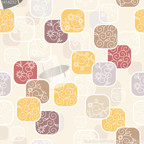 Image of seamless floral background
