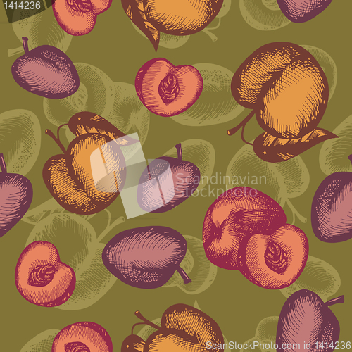 Image of seamless retro background