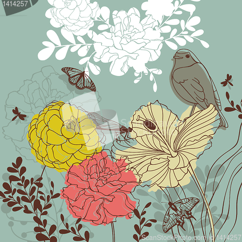Image of lovely floral card