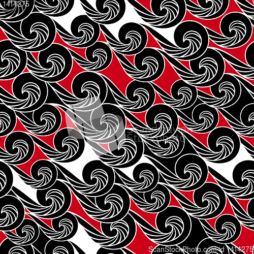 Image of wave seamless pattern background