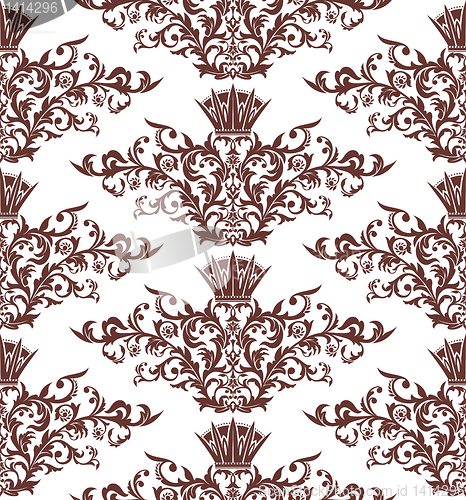 Image of seamless vintage damask background
