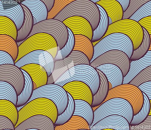 Image of wave seamless pattern