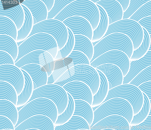 Image of wave seamless pattern
