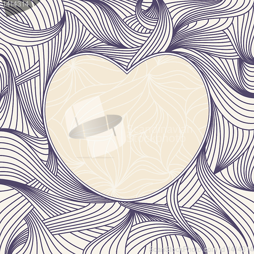 Image of lovely heart frame