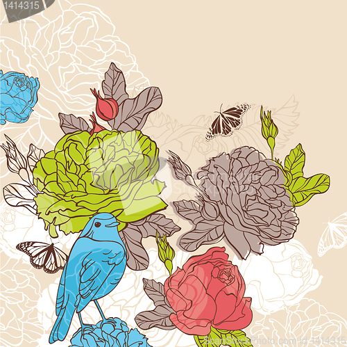 Image of lovely floral card