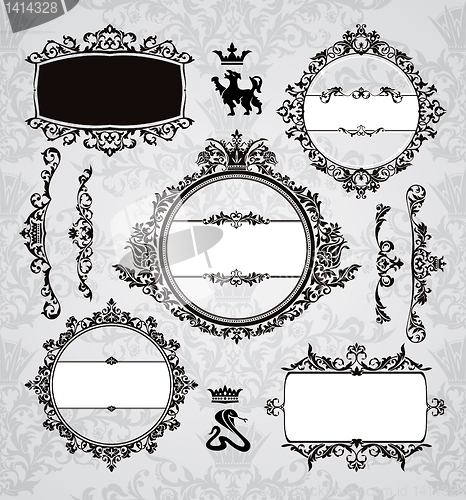 Image of vintage design elements