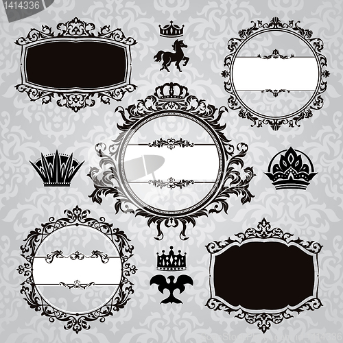 Image of vintage design elements