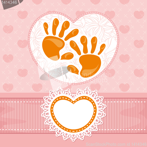 Image of cute baby card