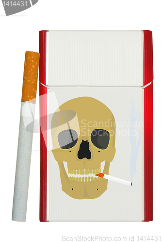 Image of Pack of cigarettes.