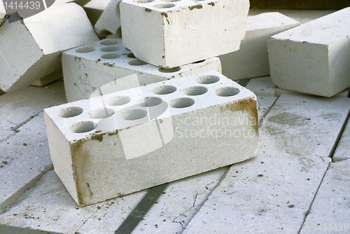 Image of White bricks.