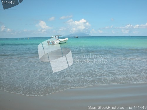 Image of Boat at paradise beach