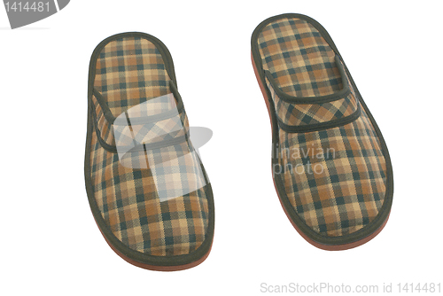 Image of Men room slippers.