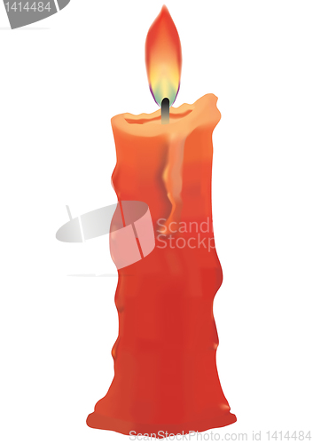 Image of Burning candle.