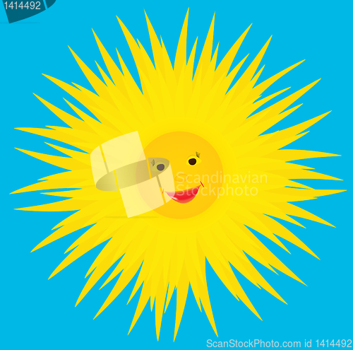 Image of Sun smiles.