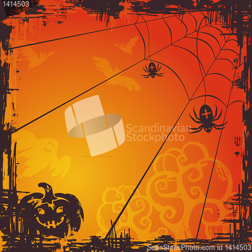 Image of Halloween vector background