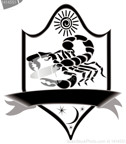 Image of Icon title scorpio zodiac.
