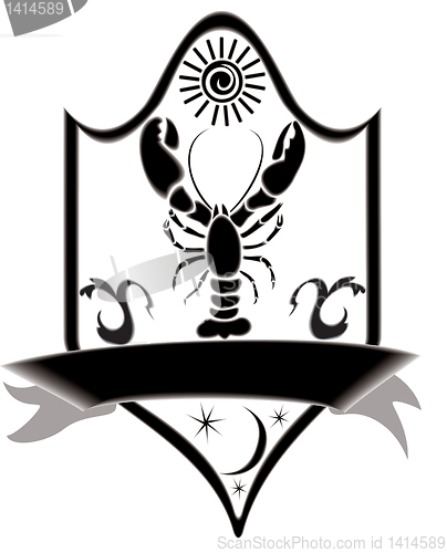 Image of Icon title zodiac crawfish.
