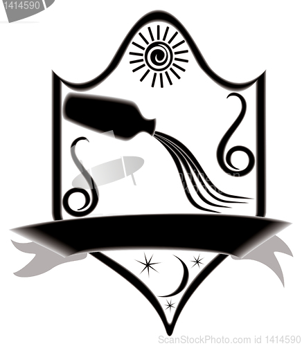 Image of Icon title zodiac aquarius.
