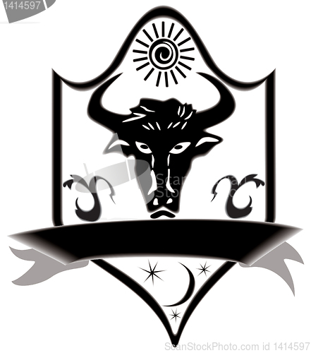 Image of Icon title zodiac taurus.