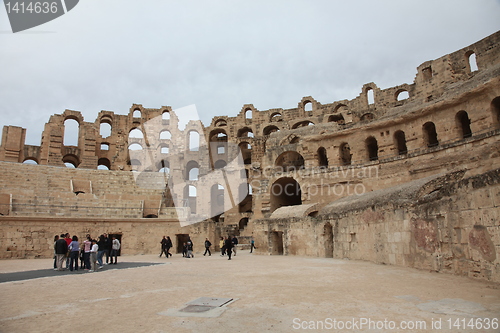 Image of The amphitheater in El-Jem, Tunisia