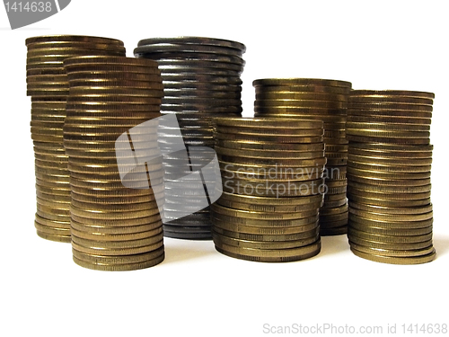 Image of piles of coins