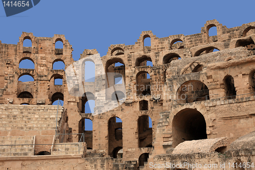 Image of The amphitheater in El-Jem, Tunisia