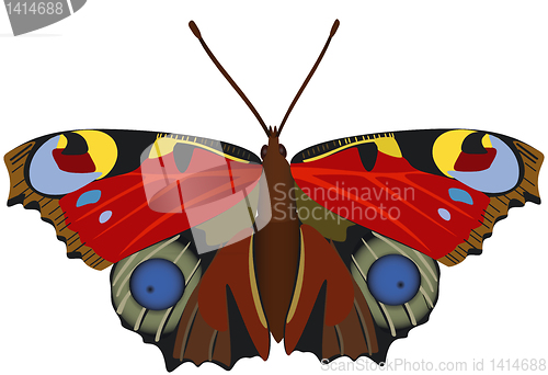 Image of Abstract exotic butterfly.