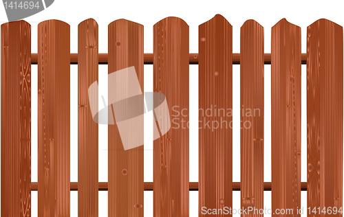 Image of Wooden fence.