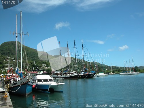 Image of Seychelles harbour