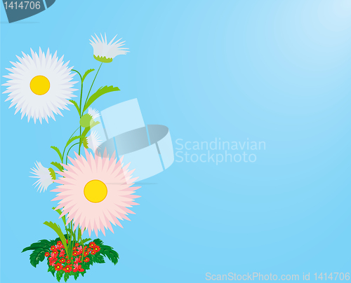 Image of Abstract flower background.