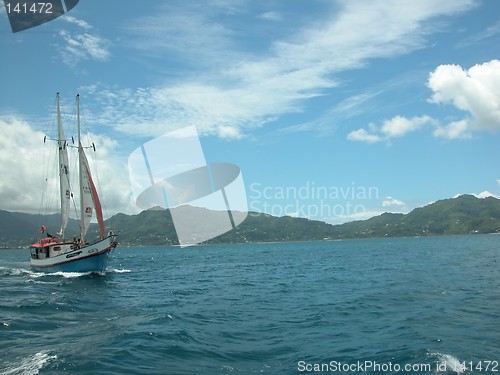 Image of seychelles boat