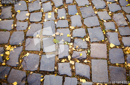 Image of cobble-stones road