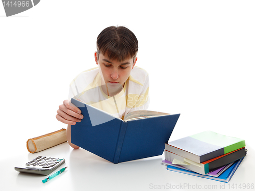 Image of Teenager studying