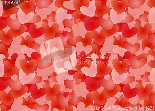 Image of hearts background