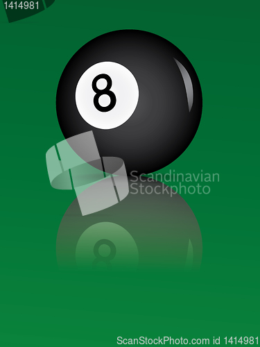 Image of billiard ball