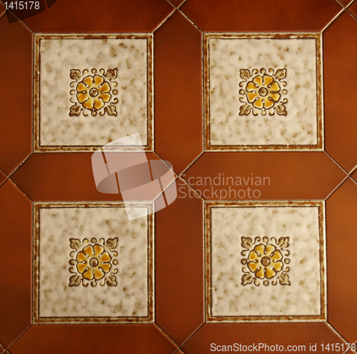Image of Floral tiles