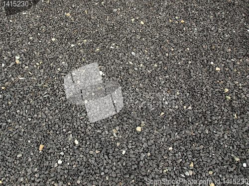 Image of Black gravel