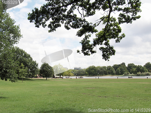 Image of Serpentine lake, London